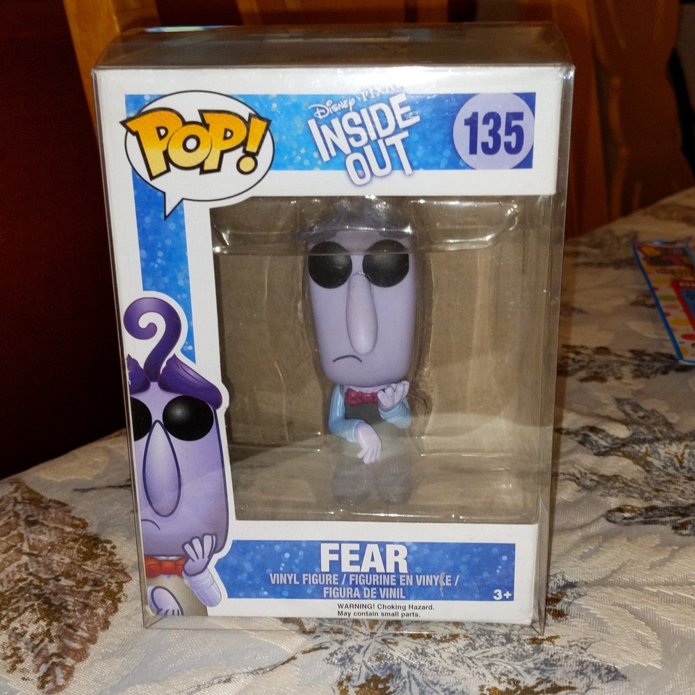 Disney Pixar Funko Pop! Inside Out Fear, NIB Vaulted Collectable Toy Character